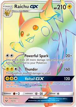 Raichu-GX - Holofoil