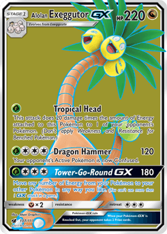 Alolan Exeggutor-GX - Holofoil