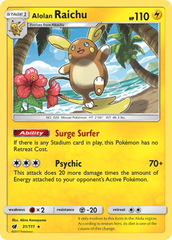 Alolan Raichu - Reverse Holofoil