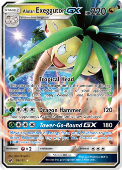 Alolan Exeggutor-GX - Holofoil