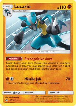 Lucario - Reverse Holofoil