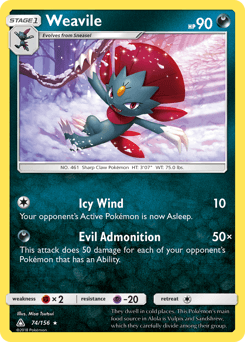 Weavile - Reverse Holofoil