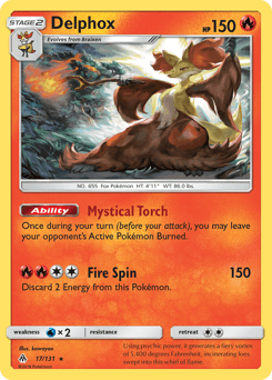 Delphox - Reverse Holofoil