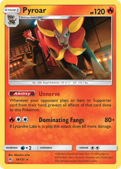 Pyroar - Reverse Holofoil