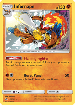 Infernape - Reverse Holofoil