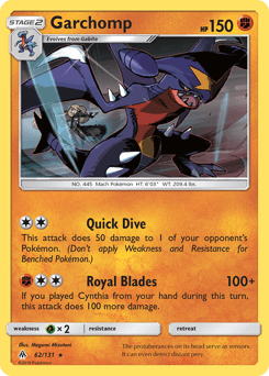 Garchomp - Reverse Holofoil
