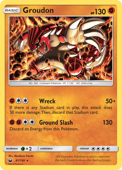 Groudon - Reverse Holofoil