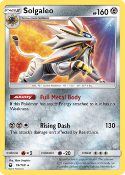 Solgaleo - Reverse Holofoil