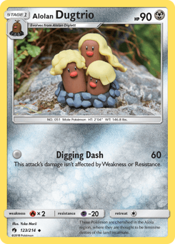 Alolan Dugtrio - Normal