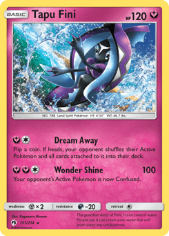 Tapu Fini - Reverse Holofoil