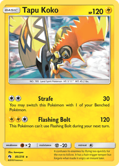 Tapu Koko - Reverse Holofoil