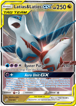 Latias & Latios-GX - Holofoil
