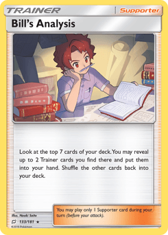 Bill's Analysis - Reverse Holofoil