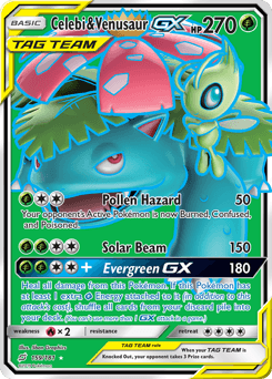 Celebi & Venusaur-GX - Holofoil