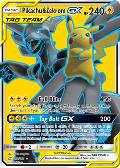 Pikachu & Zekrom-GX - Holofoil