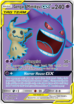 Gengar & Mimikyu-GX - Holofoil