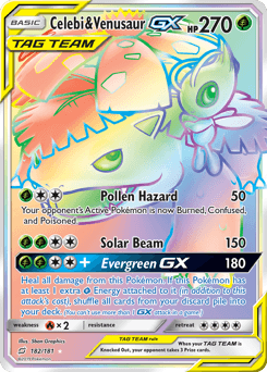 Celebi & Venusaur-GX - Holofoil