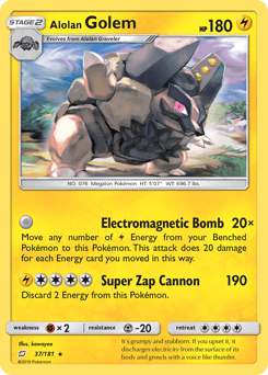 Alolan Golem - Normal