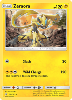 Zeraora - Reverse Holofoil