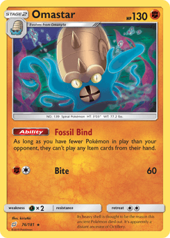 Omastar - Reverse Holofoil