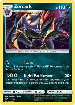 Zoroark - Reverse Holofoil