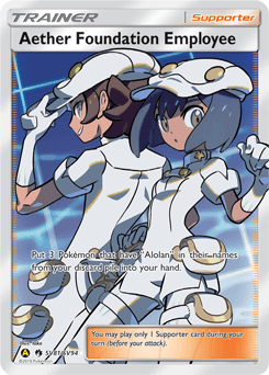 Aether Foundation Employee - Holofoil