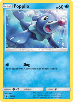 Popplio - Holofoil