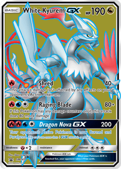 White Kyurem-GX - Holofoil