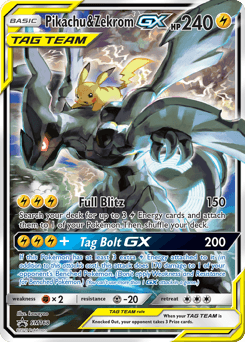 Pikachu & Zekrom-GX - Holofoil