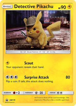 Detective Pikachu - Holofoil