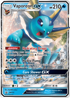 Vaporeon-GX - Holofoil