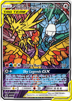 Moltres & Zapdos & Articuno-GX - Holofoil
