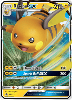 Raichu-GX - Holofoil
