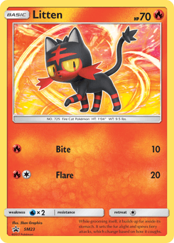 Litten - Holofoil