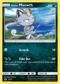 Alolan Meowth - Holofoil
