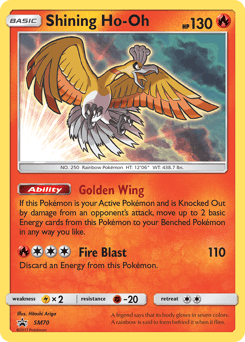 Shining Ho-Oh - Holofoil