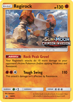 Regirock - Holofoil