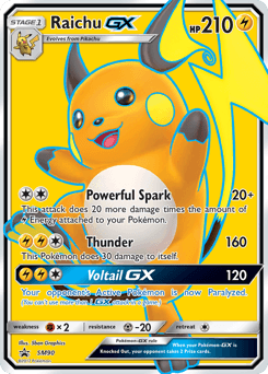 Raichu-GX - Holofoil