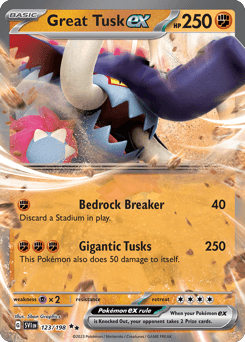 Great Tusk ex - Holofoil