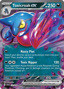 Toxicroak ex - Holofoil