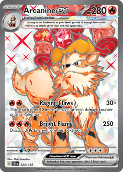Arcanine ex - Holofoil