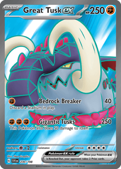 Great Tusk ex - Holofoil