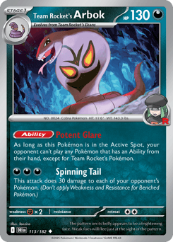 Team Rocket's Arbok - Normal