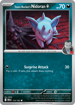 Team Rocket's Nidoran♀ - Normal
