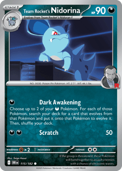 Team Rocket's Nidorina - Normal