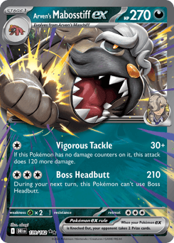 Arven's Mabosstiff ex - Holofoil