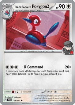 Team Rocket's Porygon2 - Normal