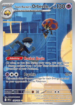 Team Rocket's Orbeetle - Holofoil