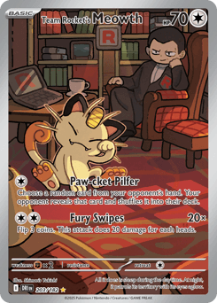 Team Rocket's Meowth - Holofoil