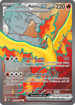 Team Rocket's Moltres ex - Holofoil